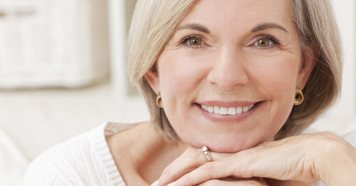 beutiful smile after receiving implants